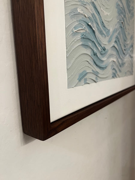 Handcrafted abstract canvas art