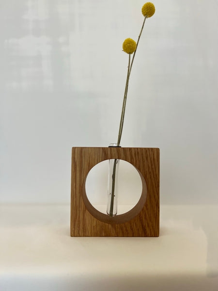 Square eclipse plant vase