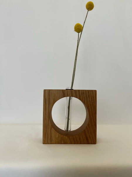 Square eclipse plant vase